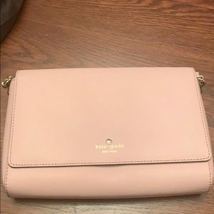 Kate spade light pink cross body purse